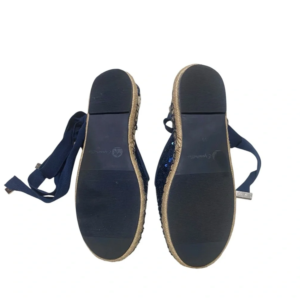 VERA PELLE Espadrillas Flat sequin Sandals